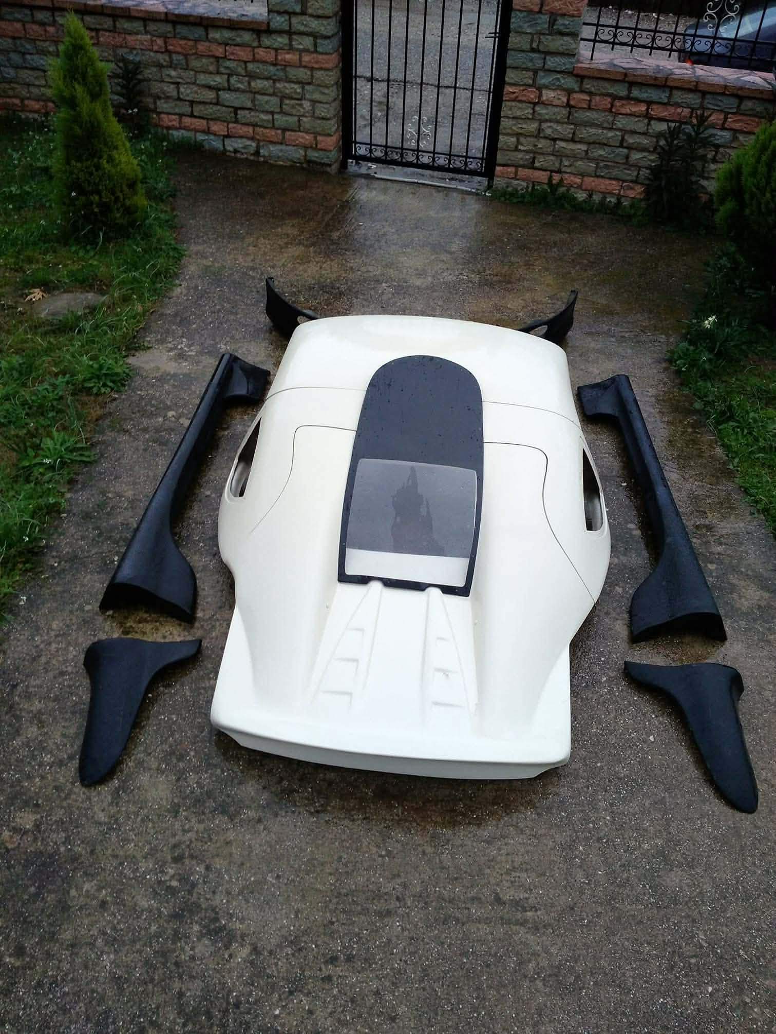 NB Miata fastback hardtop — rear view showing roofline and body fitment