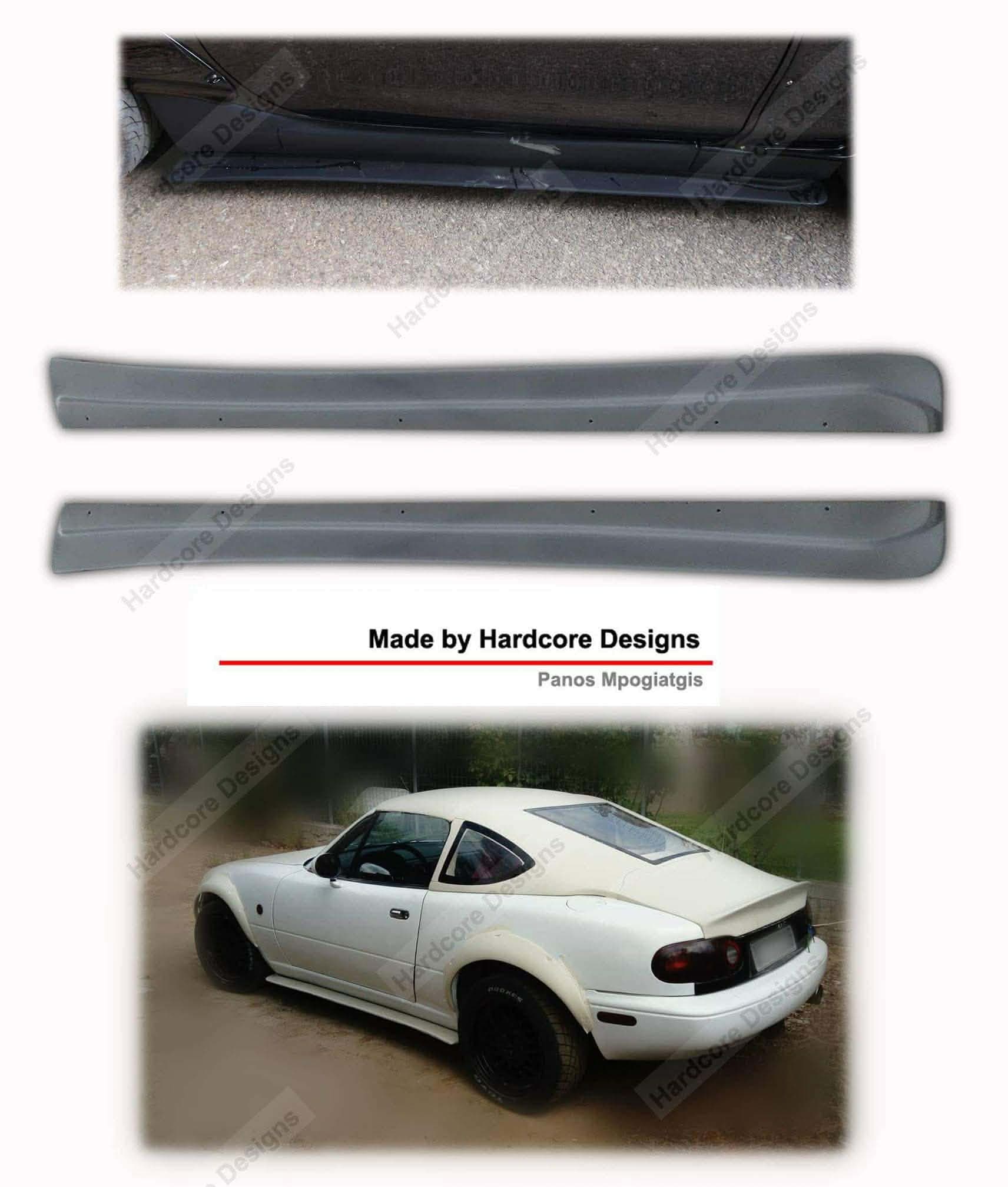 Hardtop surface quality detail — smooth primer finish ready for paint